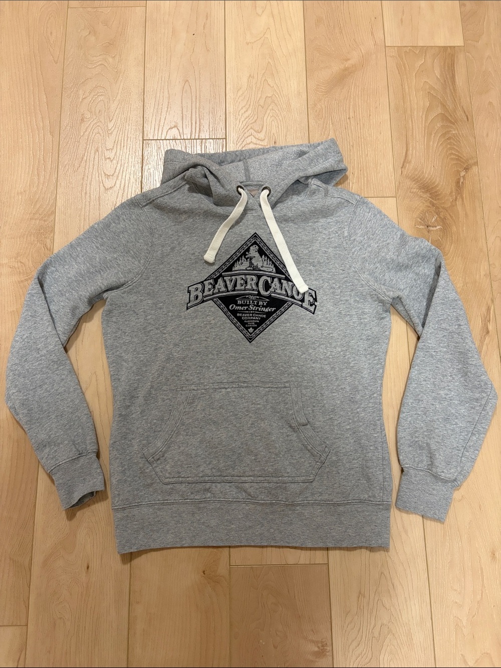Beaver Canoe Hooded Sweatshirt, sz M